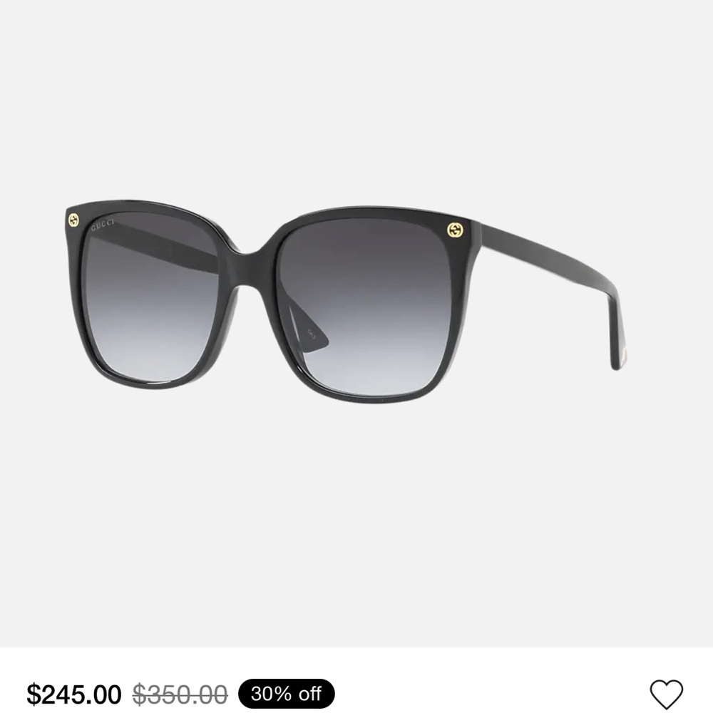 Gucci Black Sunglasses